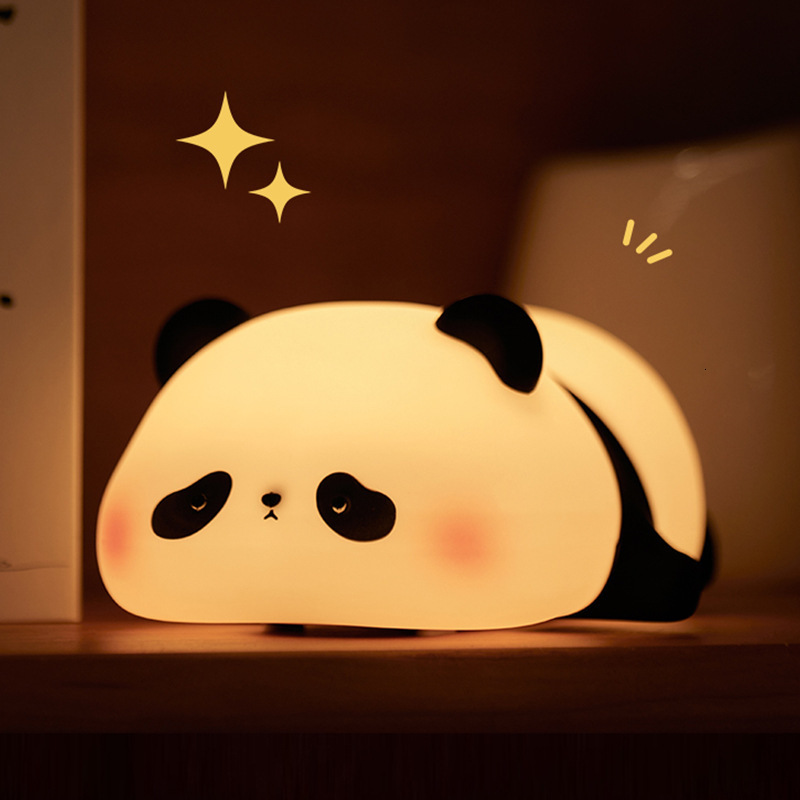 Lamps Shades Cartoon Pig LED Night Light Cute Ornament Room Decor Children's Bedroom Bedside Decoration Atmosphere Birthday Gift 230411