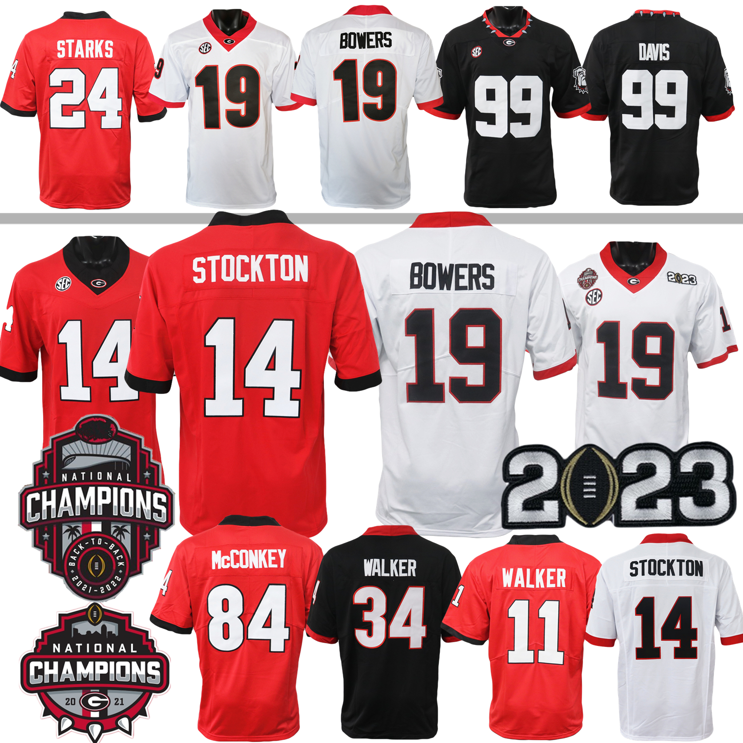 Football Jersey College Gunner Stockton Zachariah Branch Brock Bowers Nate Frazier Raylen Wilson Delp Bolden Aguero Thomas Walker McConkey Walker Greene III