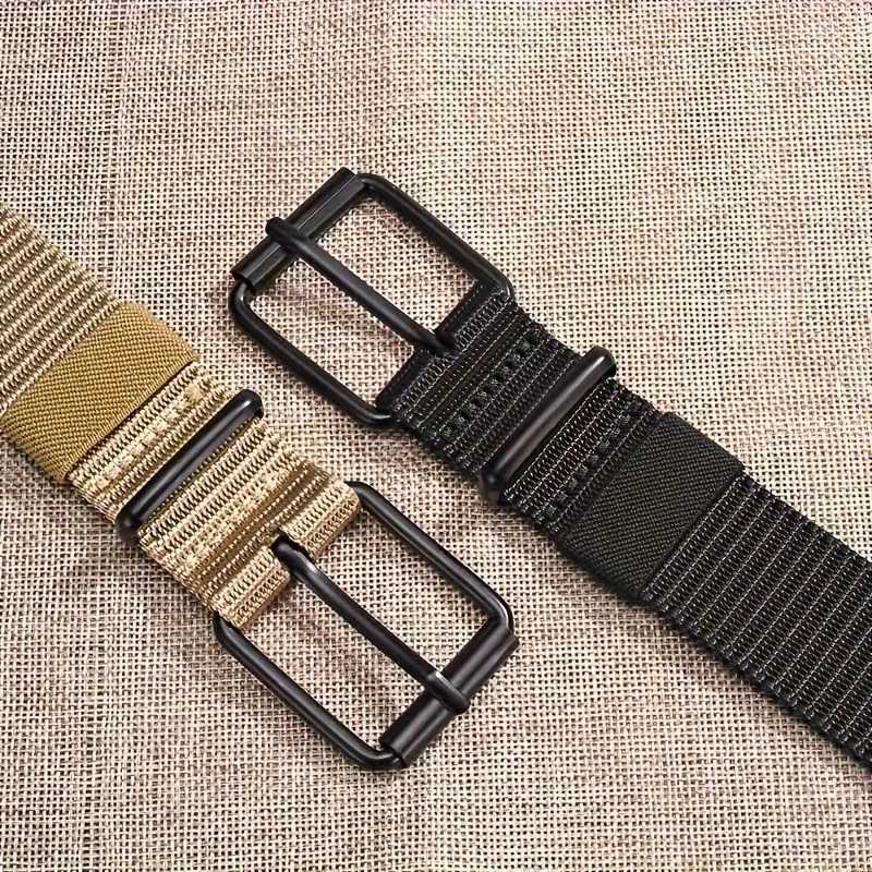 2PC Mens Super Durable Nylon Belt With Quick Release Buckle Suitable for Daily Workwear Versatile for Both Men and Women W251024