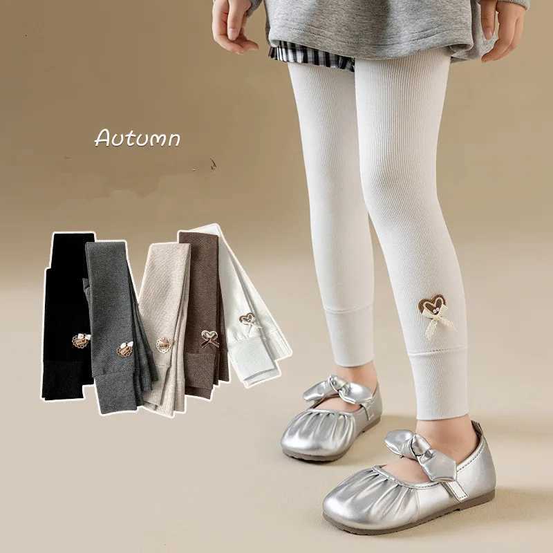 Girls Leggings Autumn Spring Cute Cotton Elastic Waist Children Kids Baby Pants BottomT251024