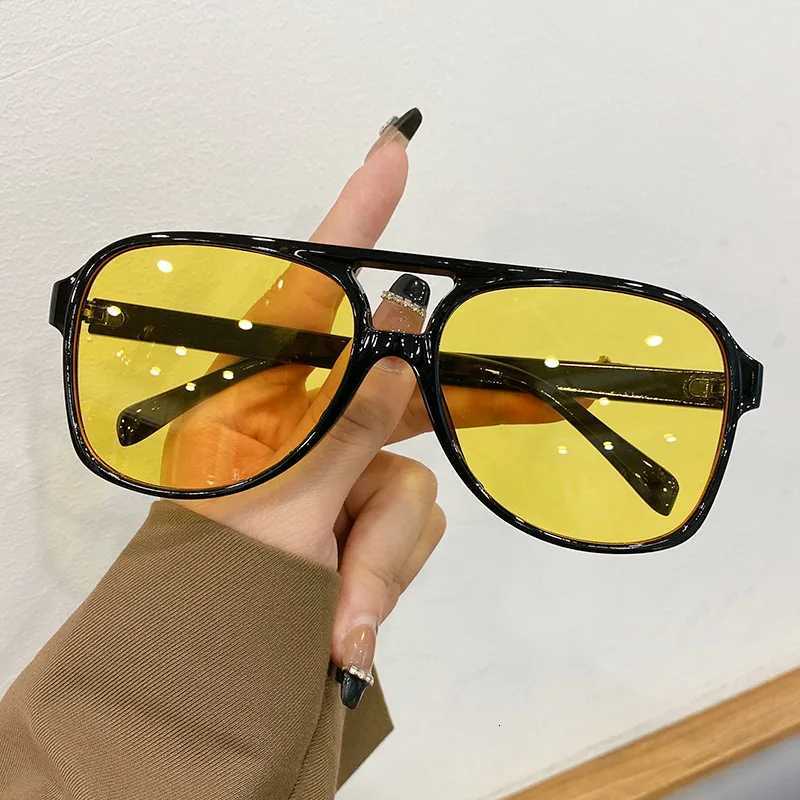 Big Frame Luxury Brand Designer Sunglasses Women For Men Fashion Vintage Trending Square Oversized Sun Glasses Punk Shades UV400T251024