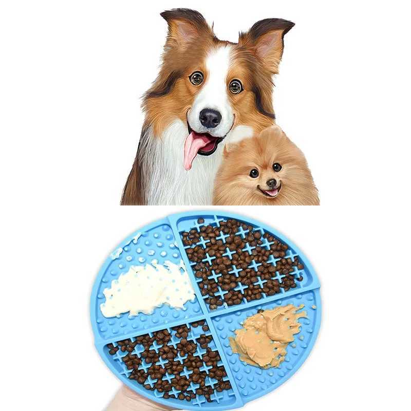 Licking Mat Dogs Pet Supplies Silicone Licking Mat Cat Slow Feeder with Suction Cup Slow Feeding Pad Dog Peeling Mat GCP02 Y251023