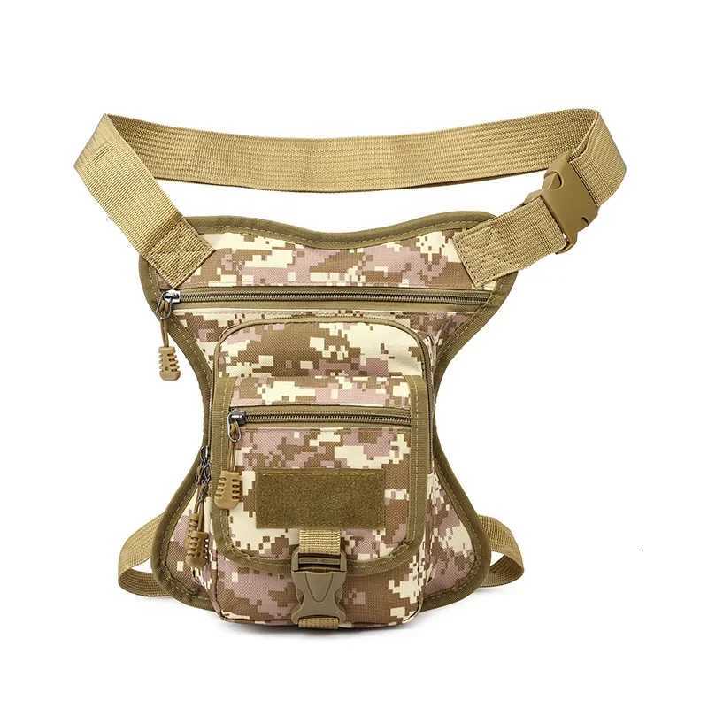 New Motorcycle Drop Leg Bag Camouflage Waterproof Waist bag Outdoor Multifunctional Travel Hiking Portable Motorcycle Leg bagsL251024