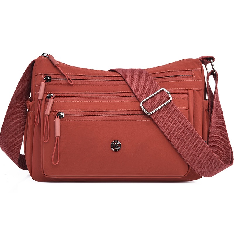 Casual Crossbody Bag for Women 2025 Summer New Arrival Large Capacity Lightweight Multi-Compartment Handbag Middle-Aged and Elderly Women's Bag