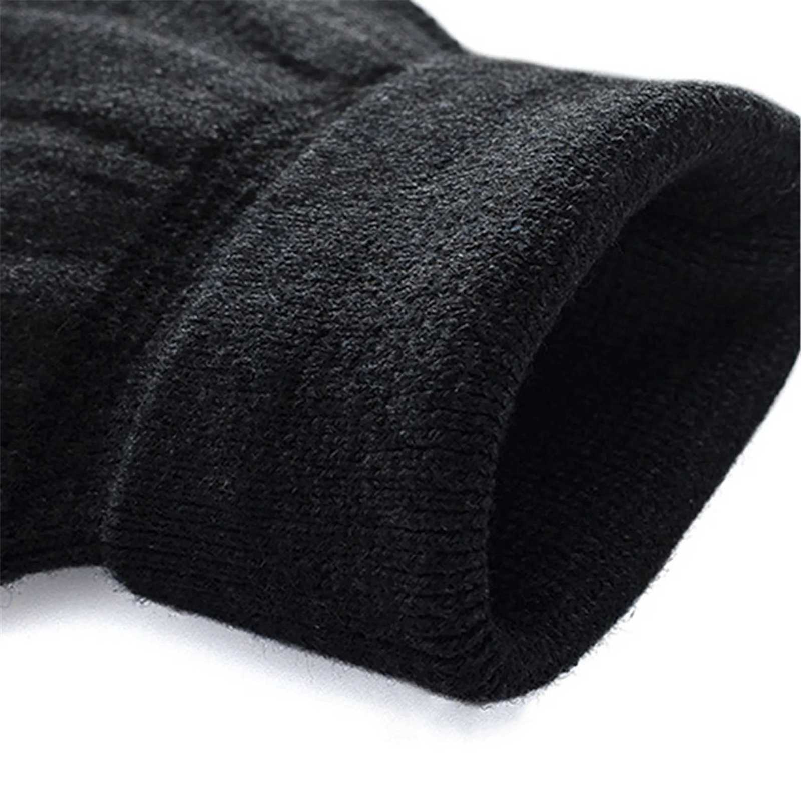 2Pcs Cashmere Pads Winter Warm Men and Women Double Thick Wool Knee Protection Plus Velvet Protective ClothingW251024