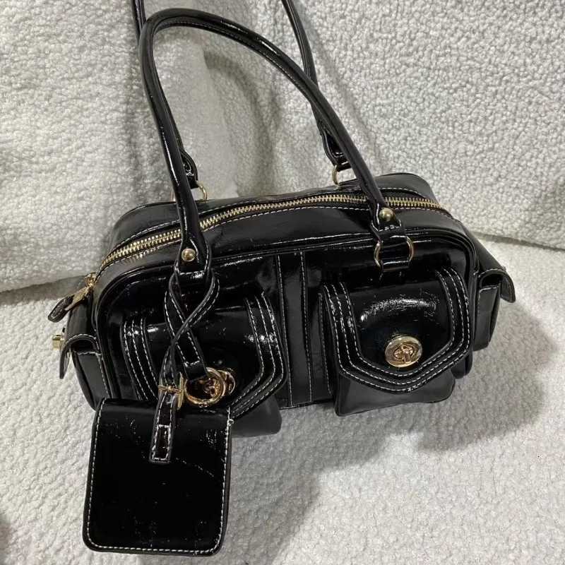 Mtipocket Wens Handbag Versatile Cmuter Bag Faiable Underarm Bag for Autumn Winter Work And Travel Y251022