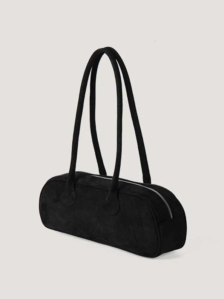 Faux Suede Wen e Shoder Bags Autumn Winter Vintage Veet Soft Handbags Solid Color Lady Daily Out TopHandle Bag Y251022
