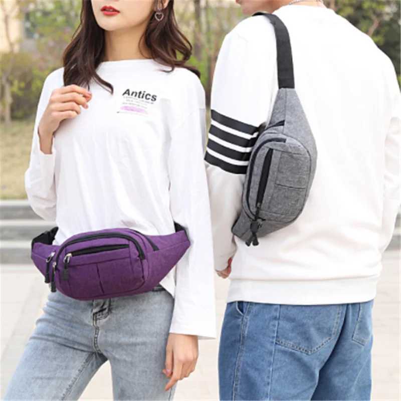 Hip Belly Banana Bum Chest Belt For Men Women Waist Bag Male Female Fanny Pack Pouch Murse Purse Kidney Row BumbagL251024