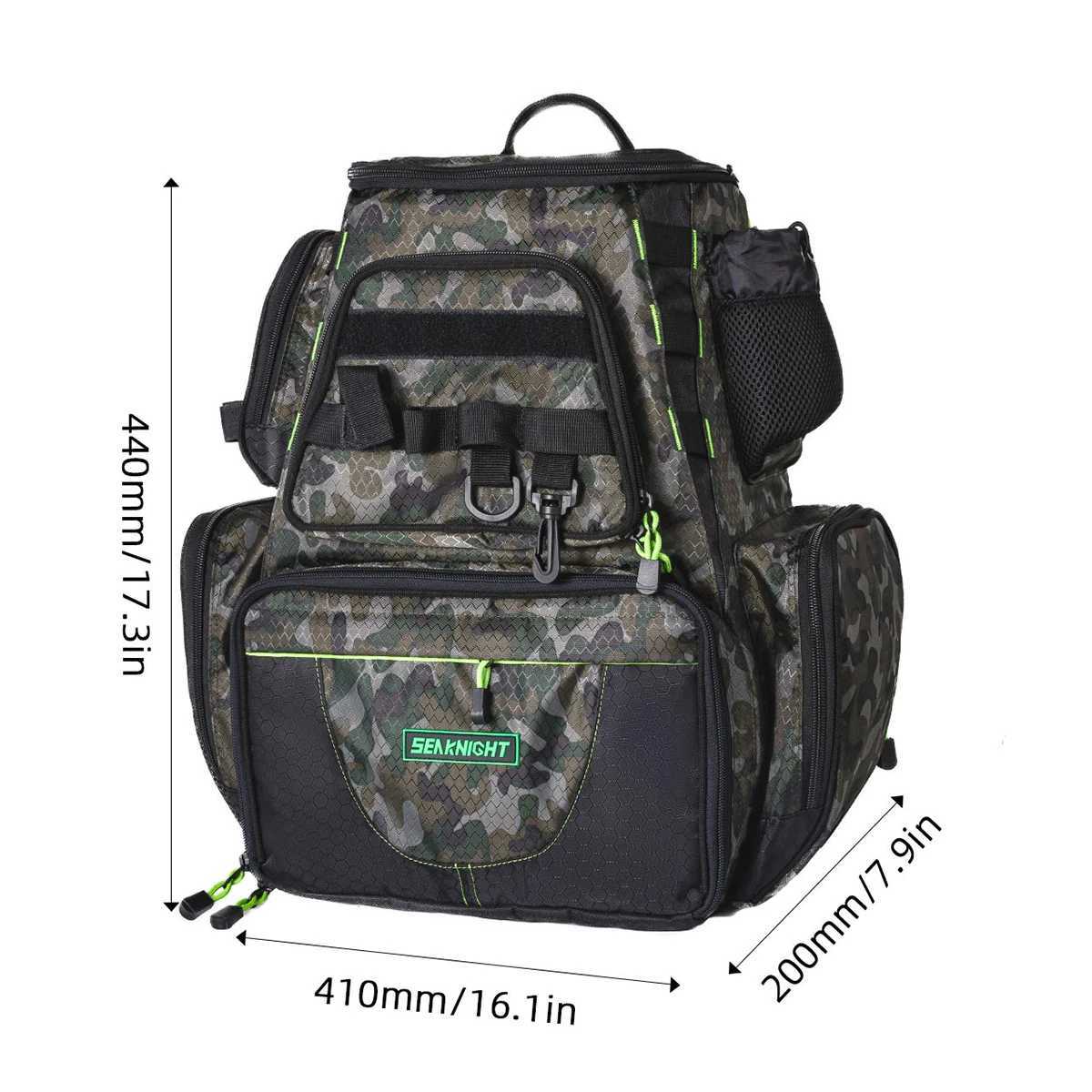 SeaKnight Brand SK010 Large capacity Waterproof durable multifunctionalThickened shoulder straps fishing bag outdoor backpack J251024