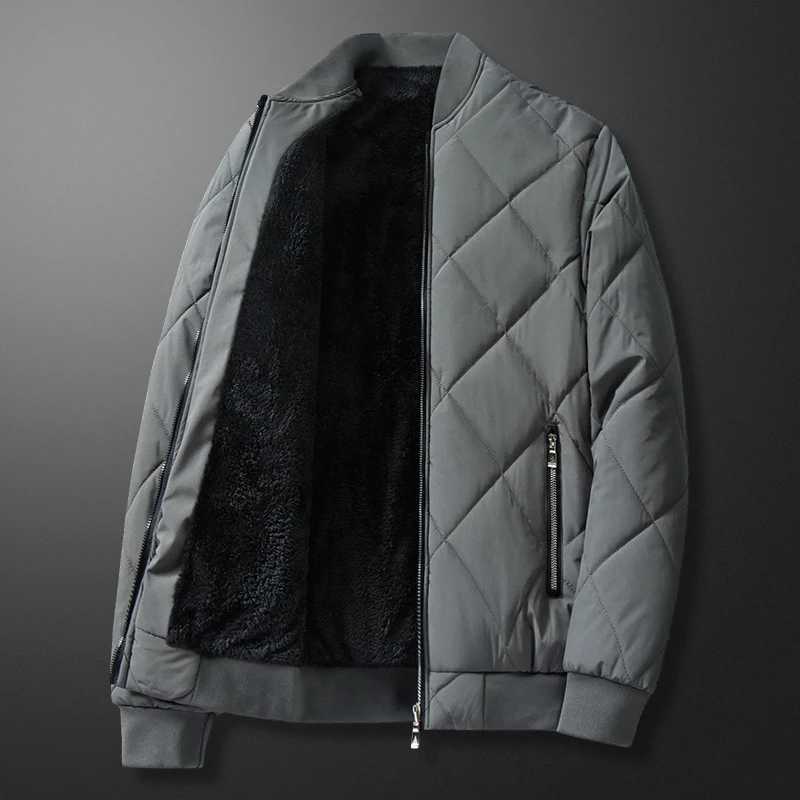 Korean Trend Casual Men Parkas Thicken Warm Comfortable Cotton Jackets Quality Stand Collar Windproof Male Clothes Winter New Z251024