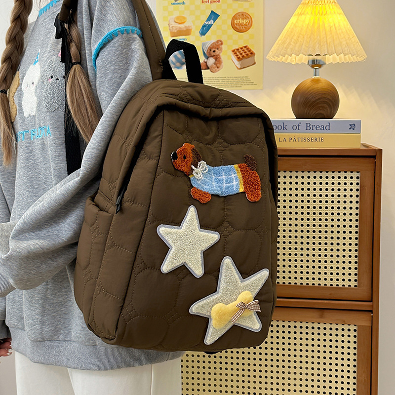 New hot selling fashionable Korean style girl multifunctional cute campus star large capacity girl spicy girl backpack