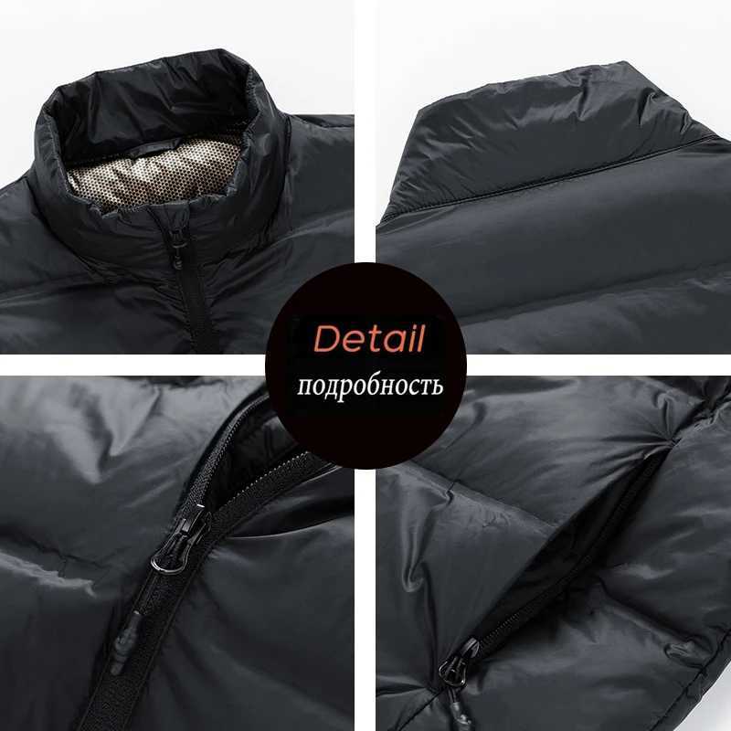 Men Winter Stand Collar Down Jacket Warm Windproof Coat Men Casual Lightweight Puffer Jacket Waterproof High Quality jacket Male Z251024