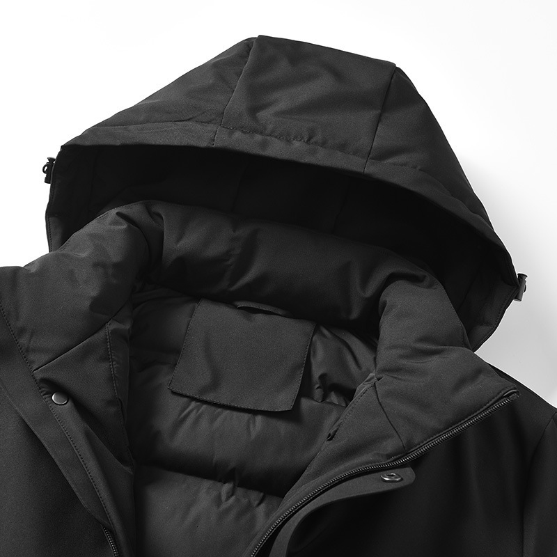 Designer Hoodie Jacket Tracksuit Men Polo Veste Coat 2025 Winter Jacket Cross-border E-commerce Men's Jacket New Mid-length Windproof Stand Colla