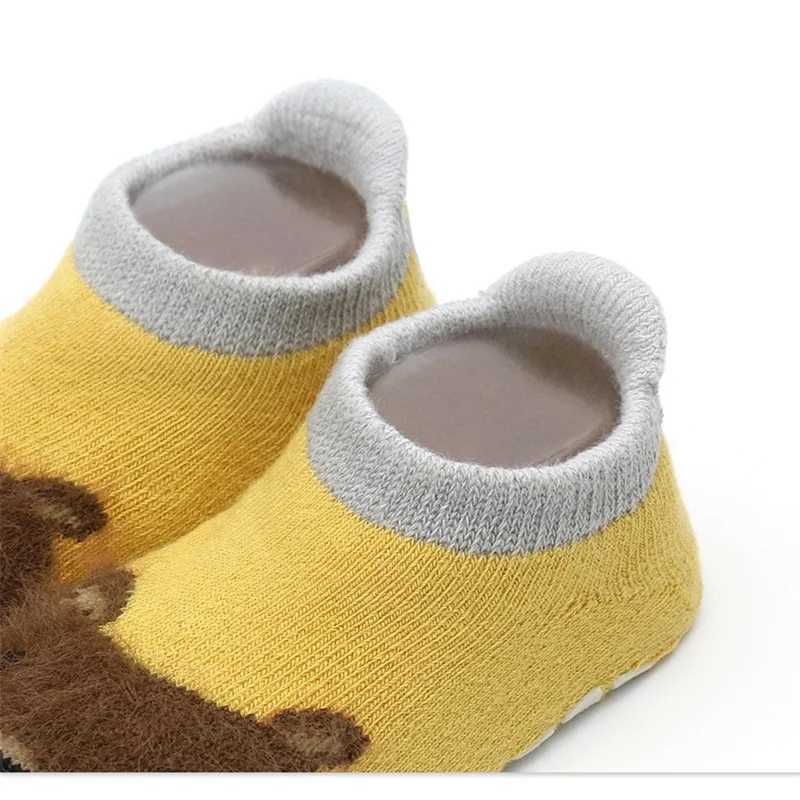 3Pairsset Kids Girls Boys Socks Anti Slip Cotton Baby Socks for Girls Boys Casual Winter Thick Warm Toddler Childrens Sock New J251024
