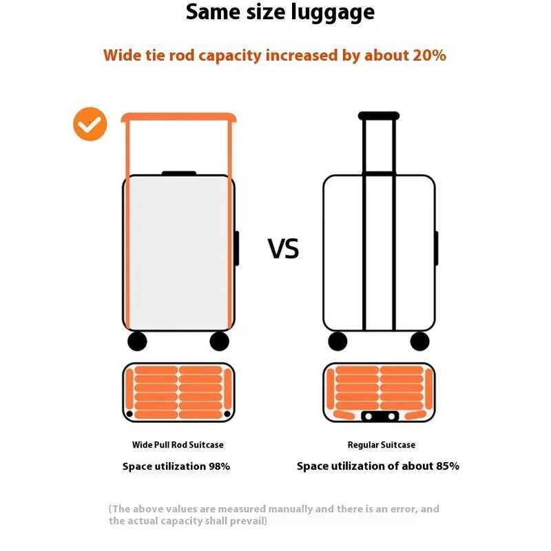 Front Opening High Quality Aluminium Suitcase Wide Handle Front Opening Carry on Travel Bag With Laptop USB Charger PortW251024