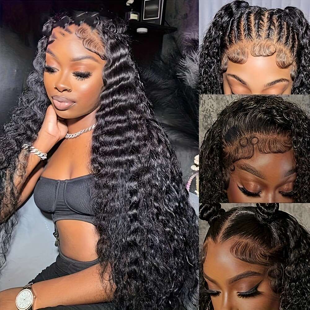 28" Glueless Front HD Transparent Lace Frontal, 180% Density Natural Looking Curly Voluminous Red Wig Women Easy Application, Everyday Special Ev