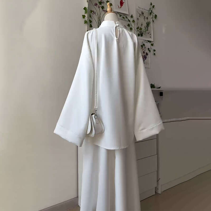 2025 Women's New Elegant and Comfortable Loose Casual Solid Color Suit Dress