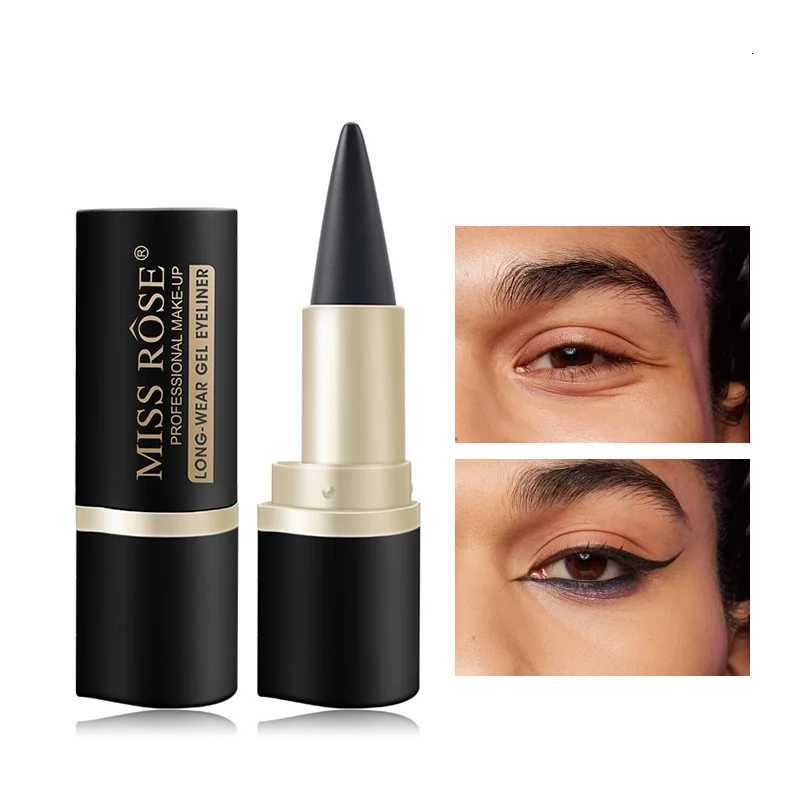 Waterproof eyeliner paste eyeliner quickdrying matte eyeliner single end black solid rich eyeliner penL251024