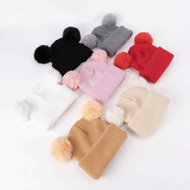 Kids Winter Hat Scarf Combo Lined Knit Ear Flap Hat with Neck Warmer Warm Unisex PullOn Balaclava for Baby Toddler Boy GirlL251024