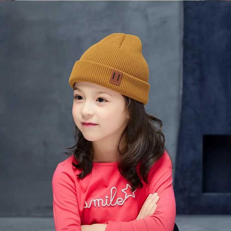 Winter Baby Knitted Hat Autumn Kids Beanie Children Cap for Girls Boys Infant Bonnet Hats Elastic Fashion Toddler Cap 14YL251024