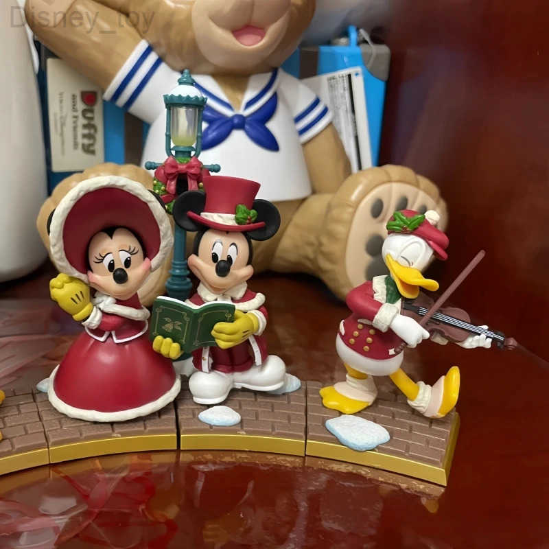 Disney Christmas Mickey Minnie plush toys collection - Adorable animated characters perfect addition to your home decor during festive times H251119