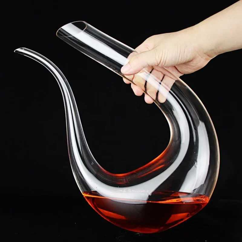 1500ML Big Decanter Handmade Crystal Red Wine Brandy Champagne es Decanter Bottle Jug Pourer Aerator For Family Bar Y251024