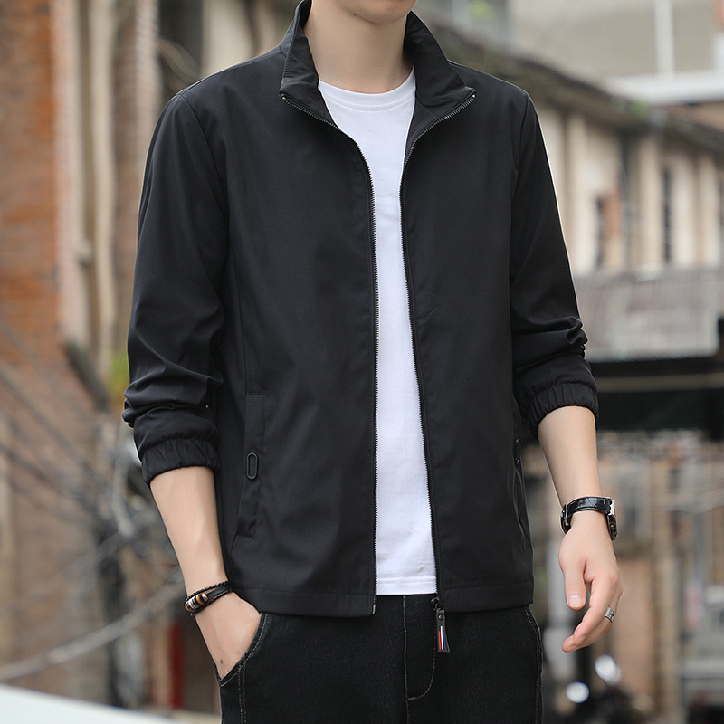 Stand Collar Jacket Men's Coat Designer Hoodie Jacket Tracksuit Men Polo Veste Coat Spring Autumn 2024 Casual Korean Style Plus Size Youth Studen