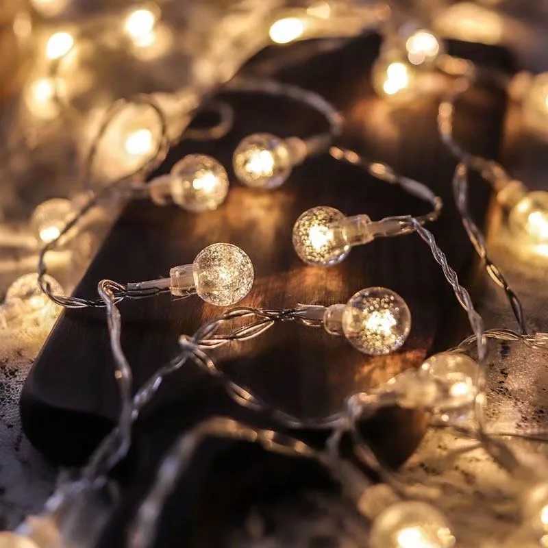 153M Christmas Lights Snowflake String Lights Fairy Lights Waterproof Star Ball LED Lamp for Home Christmas Tree Garden Decor C251024