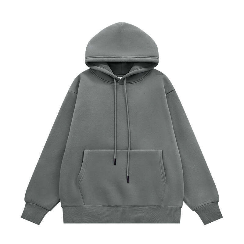Men's Clothing|American Style Hooded Set 25 Winter New Lined Thickened 10 Colors Fleece Sweatshirt Sweatpants Unisex