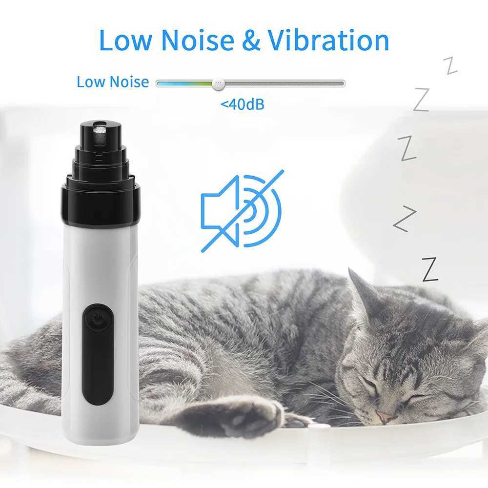 Heusom Silent Groom Pro Nail Grinder Heusom Dog Nail Trimmer USB Charging Pet Nail Grinder Super Quiet Pet Nail Clippers Z20251024