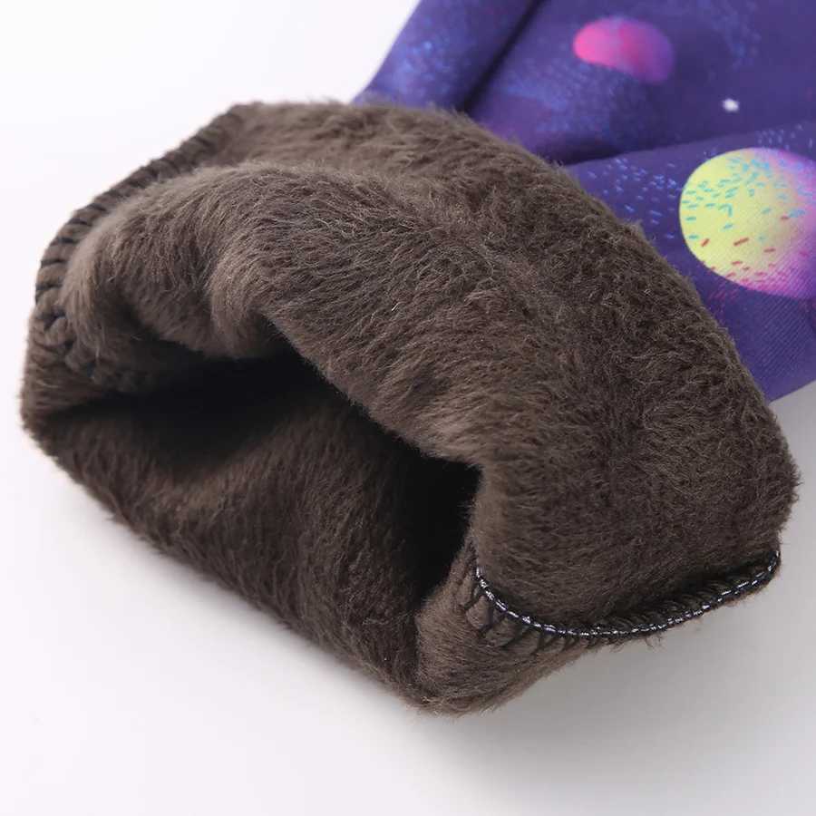Sheecute Winter Warm Girls leggings Thick Fleece Lined Kids Printing Pants SCW6101T251024