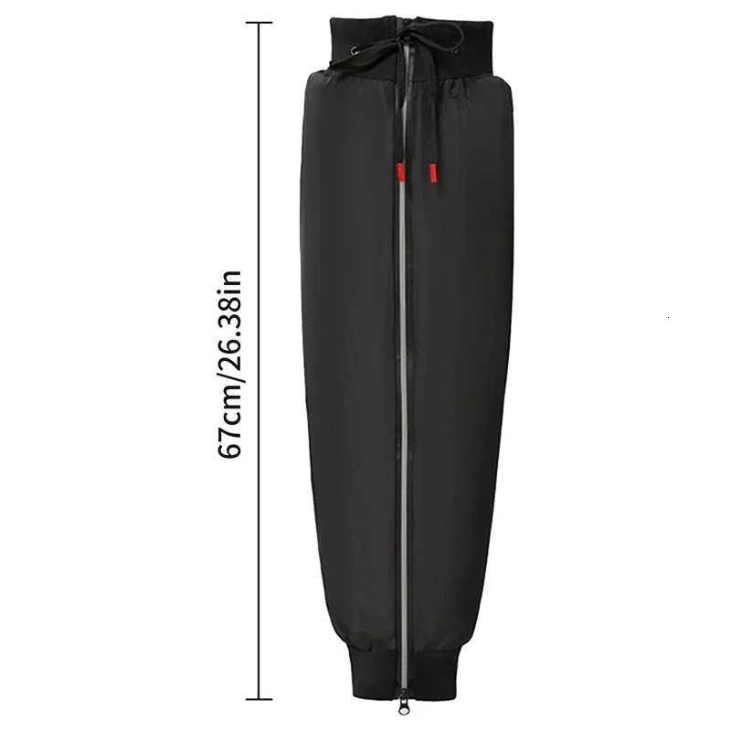 Winter Motorcycle Knee Brace Wraps Pads Thicken Warm Waterproof Fleece Windshield Quilt Waterproof Leg Cover Cycling Leg WarmerW251024