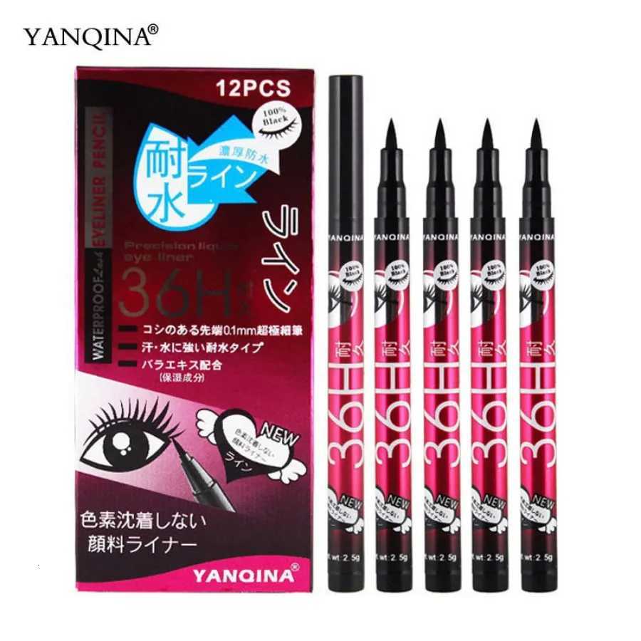 Black Eyeliner Pen Eyes Makeup Waterproof Liquid Eye Liner Pencil Make up Longlasting Eyelid Drawing CosmeticsL251024