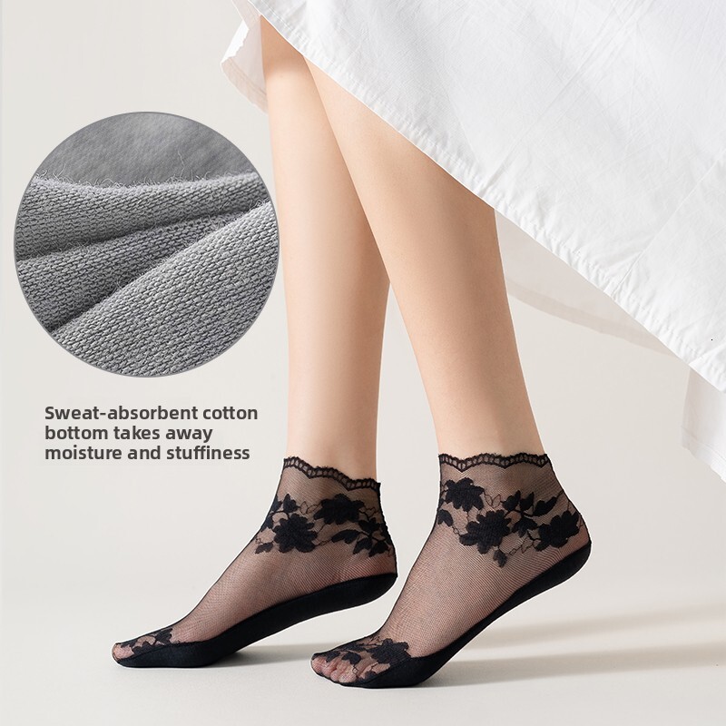 Long-lasting, wear-resistant, and seamless short socks