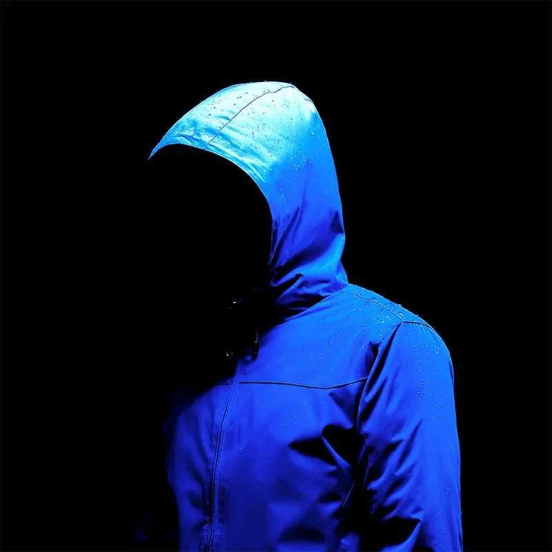 Mens Waterproof Windproof Jacket Hooded Lightweight Outdoor Raincoat Hiking Camping Windbreaker Sportswear S5XL Z251024