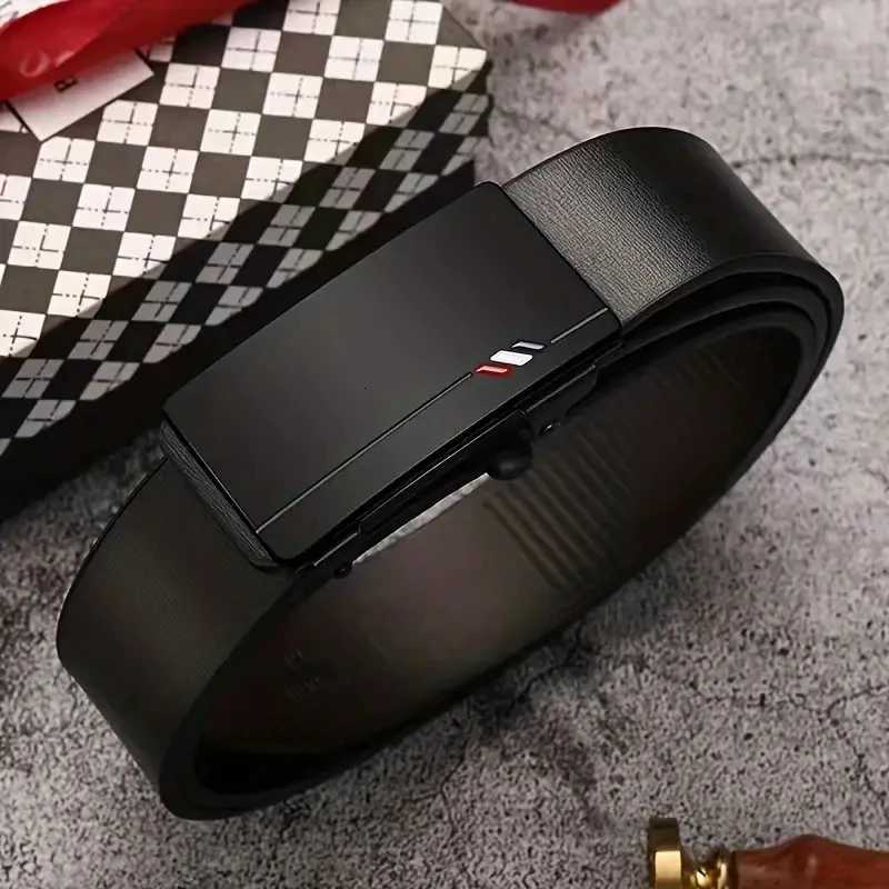 New Product Belt MENS High Quality Toothless Automatic Buckle Casual Men Belt MENS Business Fashion Belt W251024