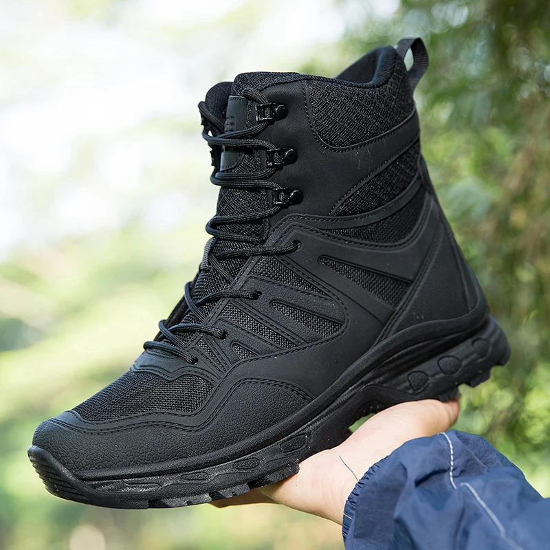 High Quality Camouflage Mens Hiking Boots Big Size 47 Training Tactical Boots Men Jungle Man Safety Shoes zapatos de senderismo 251021