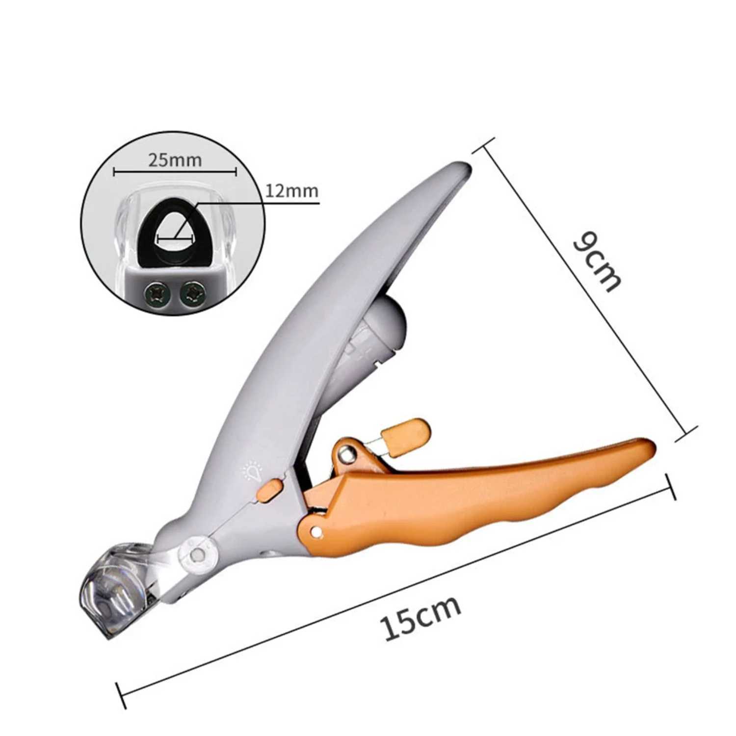 Pet Nail Clipper Scissors Pet Dog Cat Nail Cutter Toe Claw Clippers Scissor LED Light Nail Trimmer Pet Supplies Clippers for Men Z20251024