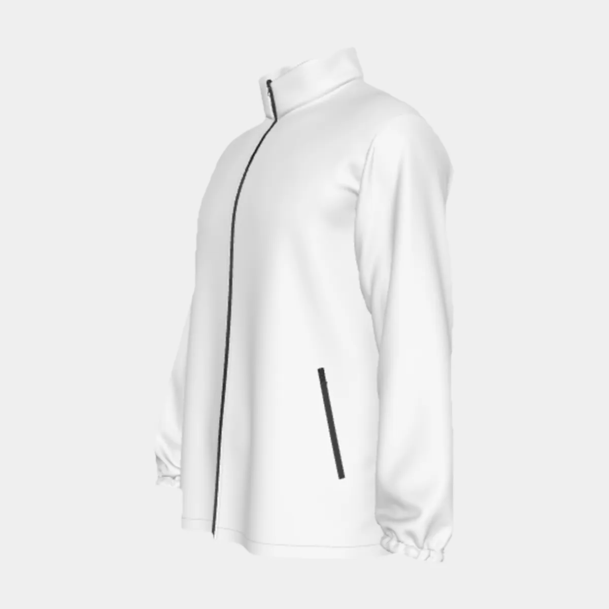 DHgatepod Men's Stand Collar Windbreaker - 140GSM All-Over Print Lightweight Jacket for All-Day Comfort & Style