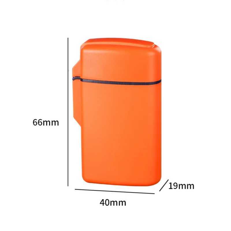 Mini Windproof Double Arc Pulse USB Lighter Silent Button Ignition Outdoor Waterproof Portable Electric Lighters Smoking Gadgets D251024
