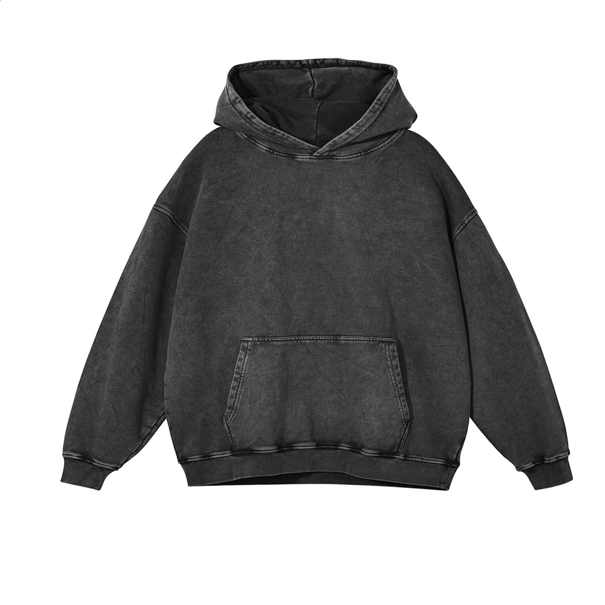 Heavyweight High Street Washed 520G Hooded Sweatshirt Vintage Dark Loose Oversized Unisex Hoodie 251018