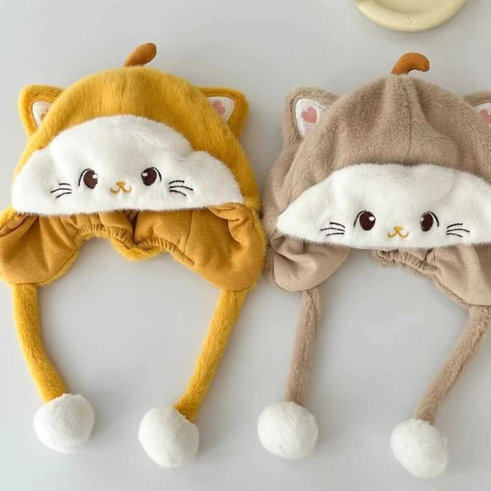 New Baby Winter Hats Cotton Warm Earmuffs Cartoon Beanie Solid Color Soft Skin Friendly Winter Cold Protection Warmth MINISOL251024