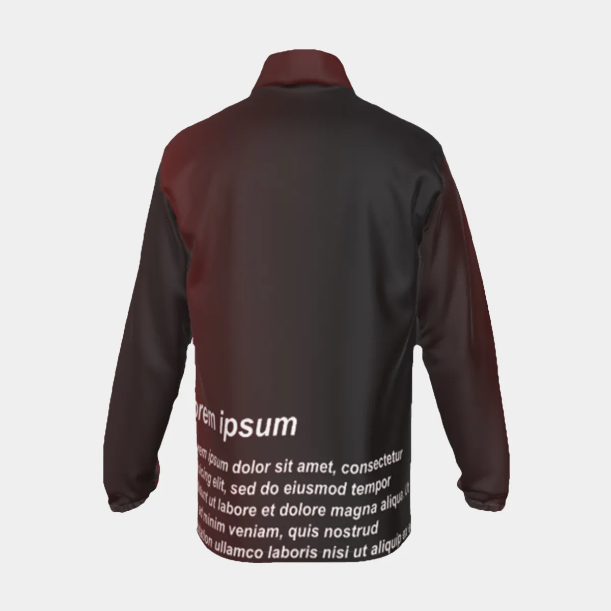 DHgatepod Men's Stand Collar Windbreaker - 140GSM All-Over Print Lightweight Jacket for All-Day Comfort & Style