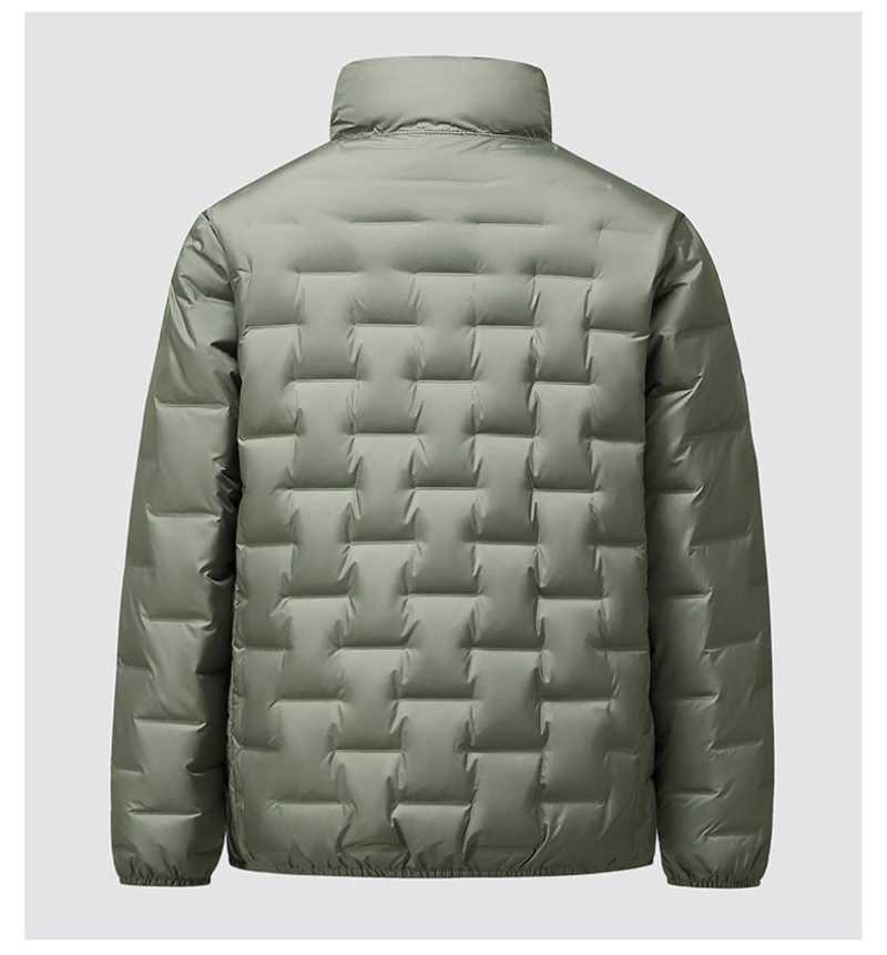 Winter New 90 Duck Down Jacket Cycling Sports Standup Collar Warm and Lightweight Mens Solid Color Breathable Down Jacket Z251024