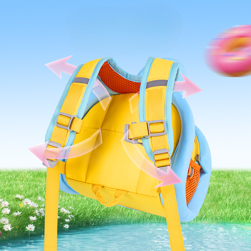 New designer round travel bag, children's crossbody bag combination, fashionable backpack