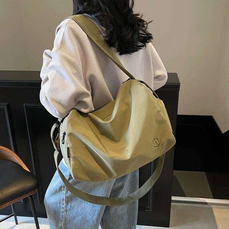 Women Waterproof Nylon Multilayer Crossbody Bags Ladies Large Capacity Fiess Purse Female Casual Shoulder Travel Sport Bag