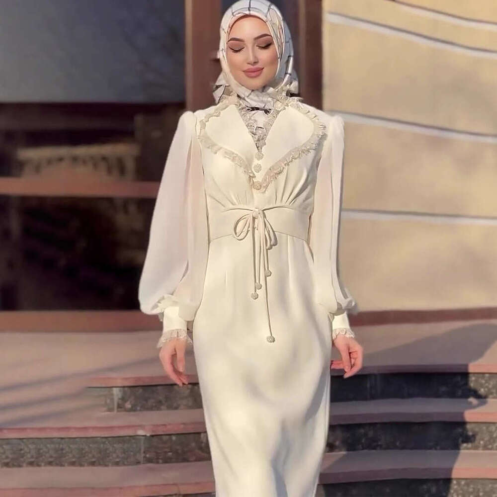 Spring 2025 New Design Elegant Sleeve Long Comfortable Women's Dress