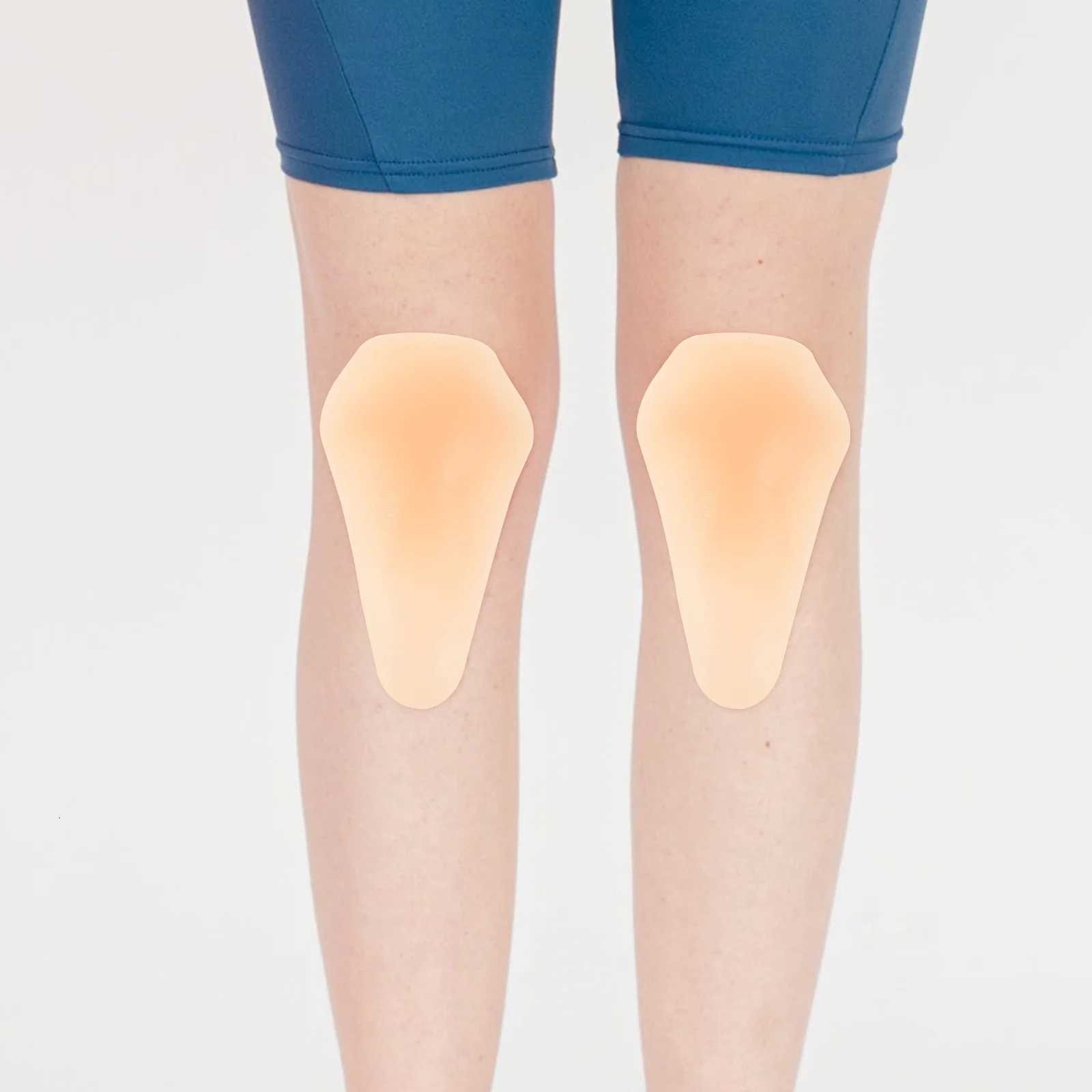 Thickened Silicone Knee Pads For Snowboard Ice Skating Figures Skating Adhesive Breathable Elbow Knee Pads With Air HolesW251024