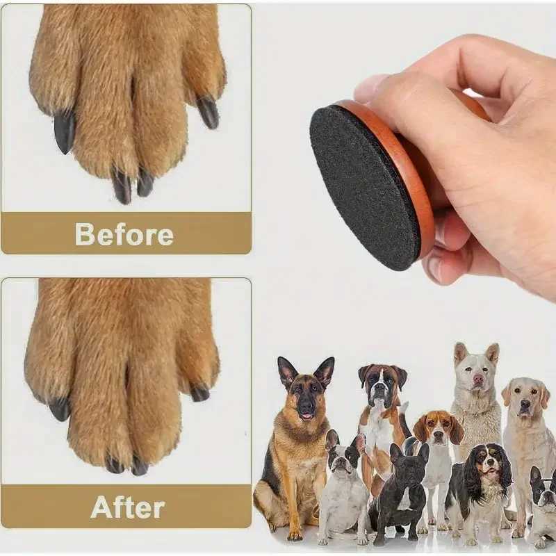 Dog Nail File Manual Wooden Pet Grooming Dogs Scratching Board Grinding Claw Pet Claw Care for Puppy Nail Care Outdoor Indoor Z20251024