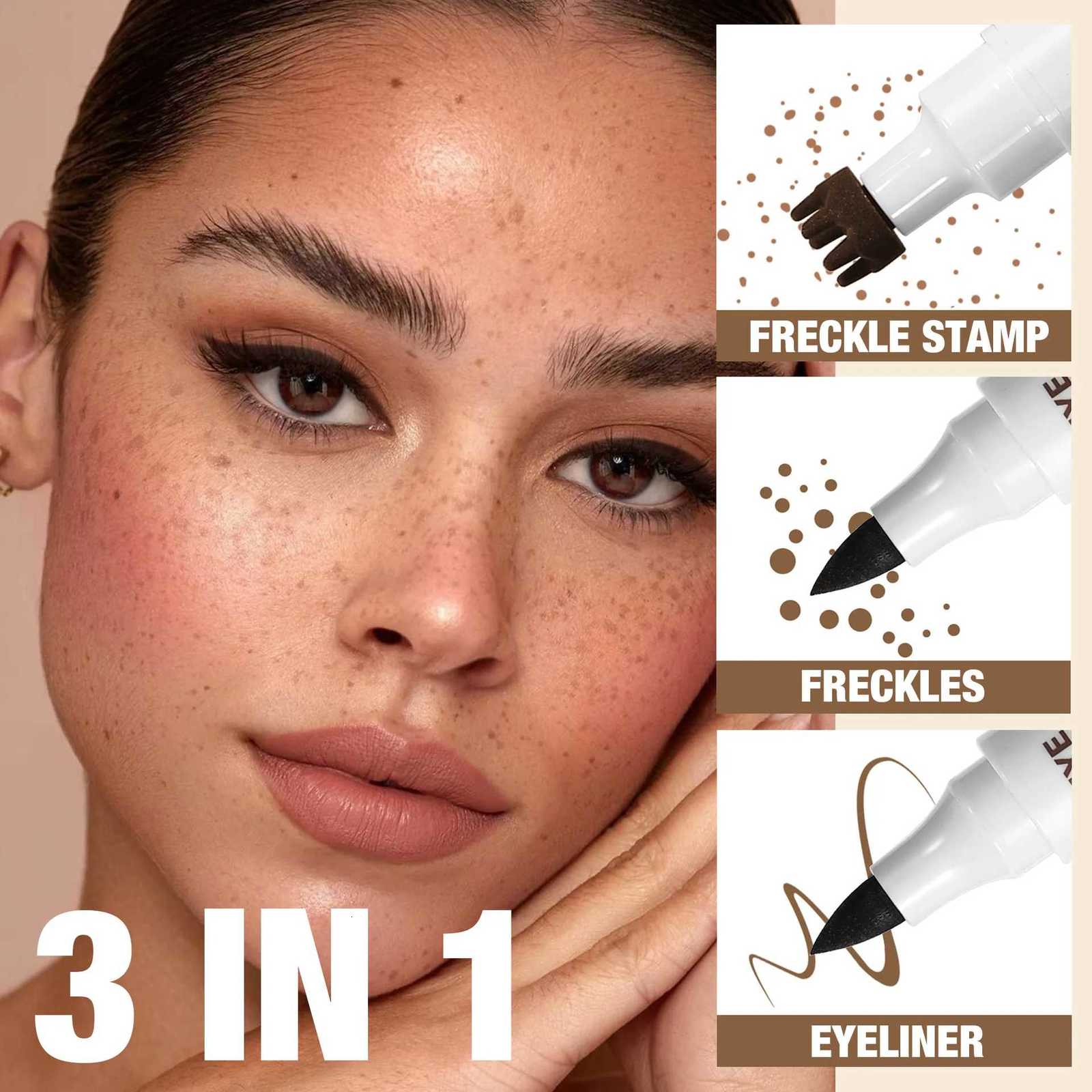 Waterproof Freckle Pen Natural Lifelike Simulation Fake Spot Long Lasting Face Dot Spot Pen Eyeliner Durable Makeup CosmeticsL251024
